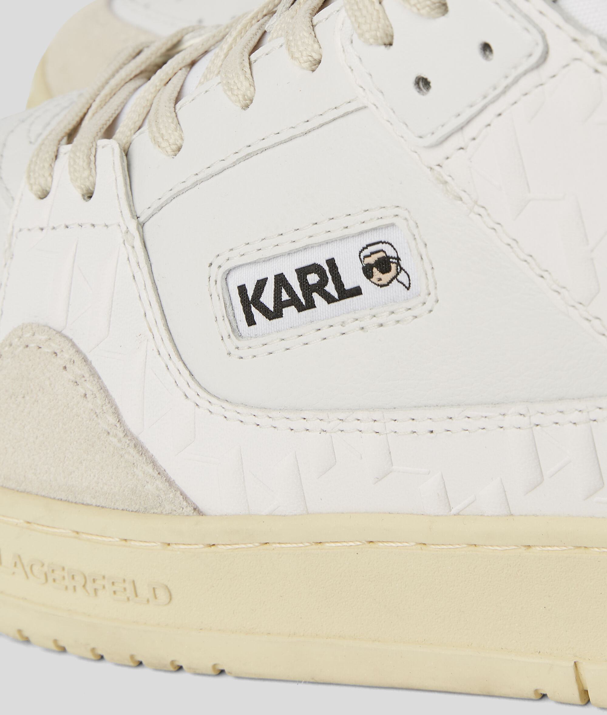 (image for) Handcrafted KREW KOUNTER KL MONOGRAM TRAINERS